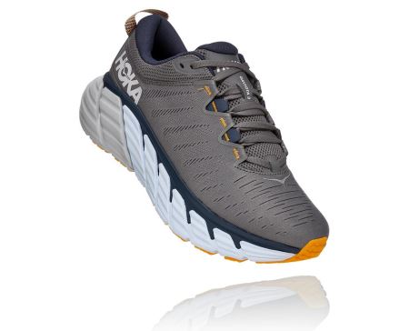 Hoka Gaviota 3 Road - Adidasi Alergare Pe Drum Barbati Gri / Albastri | RO-sWvQx5E